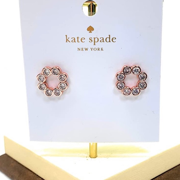 kate spade Jewelry - BN rose gold Kate Spade earrings